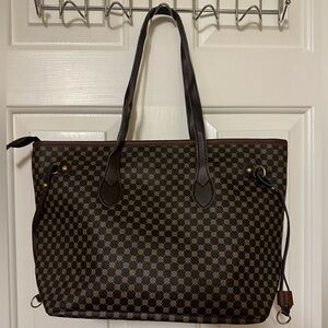 Brown large tote
